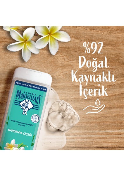 Le Petit Marseillais Gardenya Çiçeği 400 ml Duş Jeli