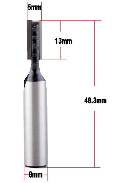 Blesiya 8mm Shank Alt Temizleme Dado Yönlendirici 5-18mm Ahşap Aleti 8x5mm (Yurt Dışından) fiyatları