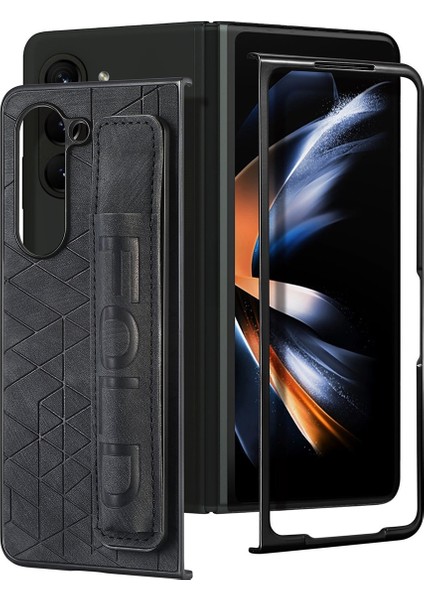 Samsung Galaxy Z Fold5 Için Deri Pc Telefon Kılıfı - Siyah (Yurt Dışından) indirimleri