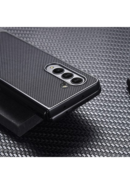 Samsung Galaxy Z Fold5 Için Naylon Bez Doku Telefon Kılıfı - Gri (Yurt Dışından) indirimleri