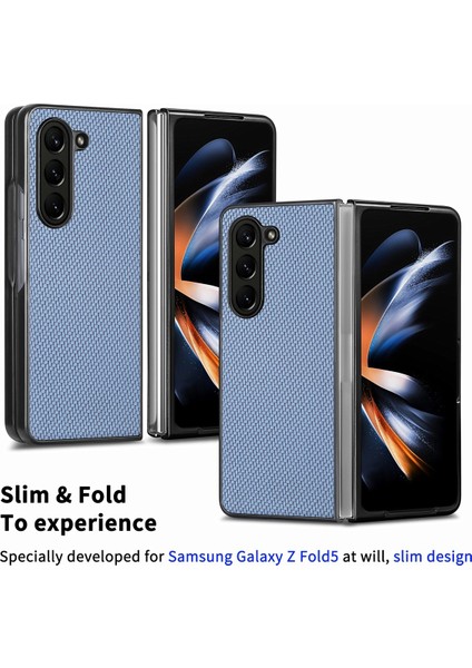 Samsung Galaxy Z Fold5 Için Deri Pc Telefon Kılıfı - Kahverengi (Yurt Dışından) indirimleri