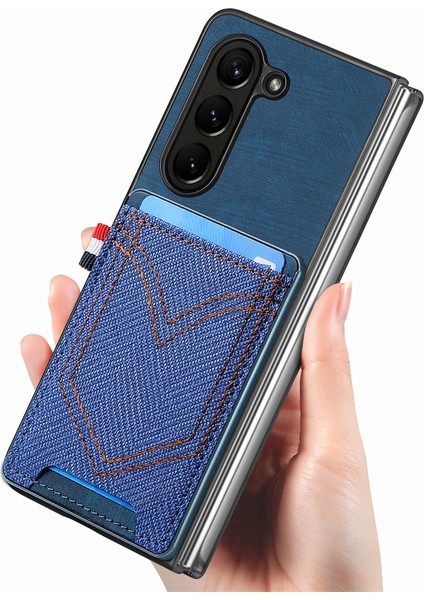 Samsung Galaxy Z Fold5 Için Deri Pc Telefon Kılıfı - Pembe (Yurt Dışından) modelleri