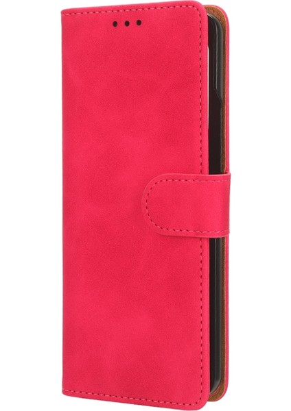 Samsung Galaxy Z Fold5 Için Cilt Fe Telefon Kılıfı - Koyu Pembe (Yurt Dışından) fiyatları