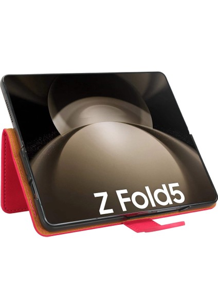 Samsung Galaxy Z Fold5 Için Cilt Fe Telefon Kılıfı - Koyu Pembe (Yurt Dışından) indirimleri