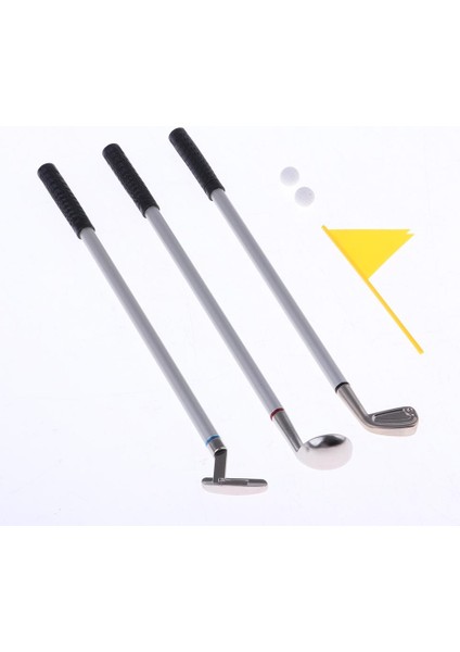 Golf Mini Masaüstü Golf Hediye Yeşil Sopa Modelleri Sarı (Yurt Dışından) indirimleri
