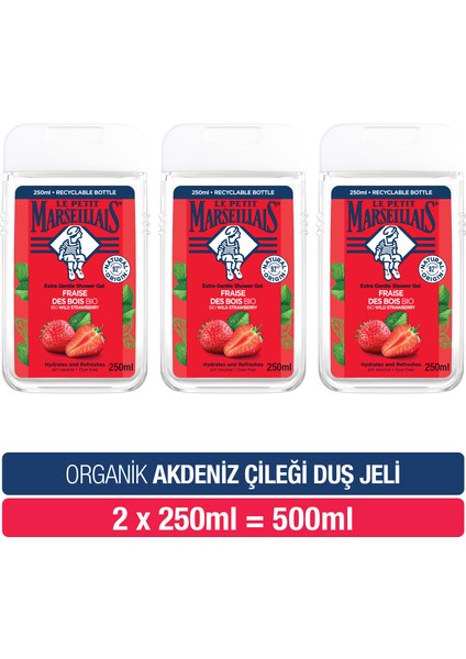 Akdeniz Çileği Duş Jeli 250 ml x 3 Adet