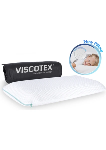 Visco Kids Pillow 66X33X6 Cm, Beyaz