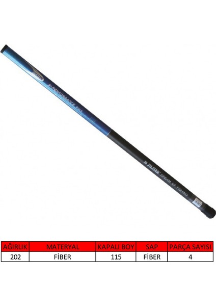 3001 Xperformance Pole Blue Göl Kamışı