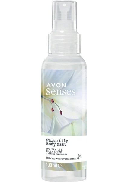 Senses White Lily  Beyaz Zambak Kokulu Vücut Spreyi 100 Ml.