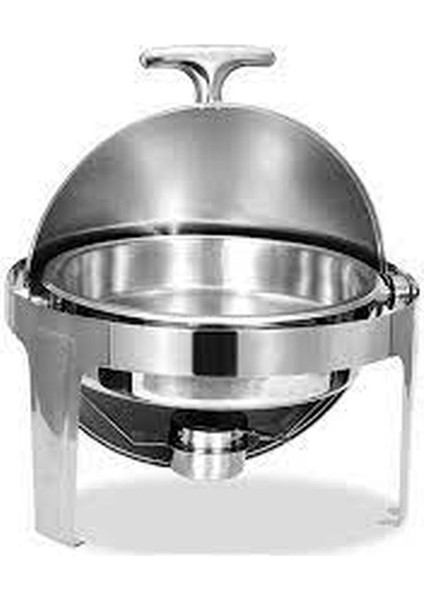 Chafıng Dısh Roll Top Yuvarlak 6 L (Cdc-6)
