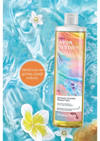 Senses Getaway Dreams Deniz Tuzu ve Güneş Çiçeği Kokulu Duş Jeli 500 Ml. fiyatları
