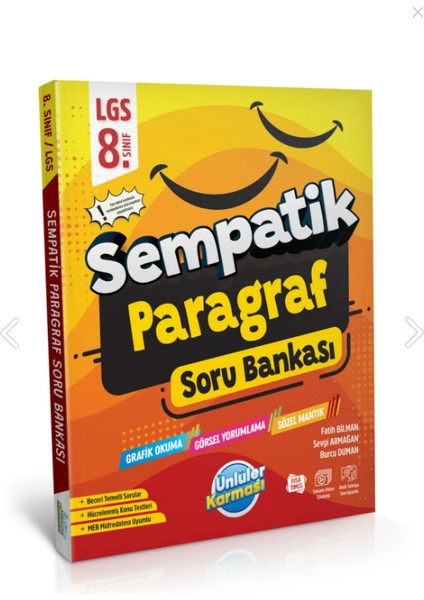 Karması 8. Sınıf Sempatik Paragraf Soru Bankası