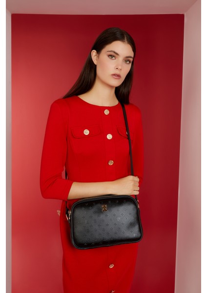 Kadın Floater Siyah Çapraz Çanta 05PO22Y1536-F S