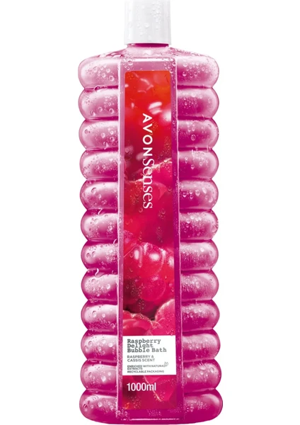 Senses Raspberry Delight Ahududu ve Frenk Üzümü Kokulu Banyo Köpüğü 1 Lt.