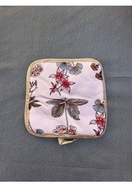 Fırın Eldiveni ve Tencere Tutacağı Kalınlaştırılmış 2'li Set Çiçekli modelleri