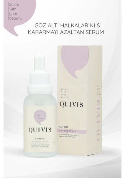 Göz Altı Torbalanma ve Kararma Karşıtı Aydınlatıcı Kafein Serum 30 ml