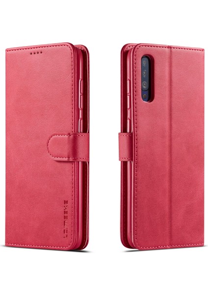 Samsung Galaxy A70 Için Deri Cüzdan Kılıfı - Rose (Yurt Dışından)