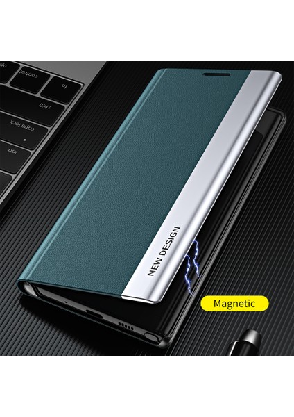 Cep Telefon Torbası Kılıfı Manyetik Kurulum Metal Çerçeve+Temperli Cam Tam Kaplama Telefon Kabuğu [Destek Parmak Izi Kilidi] Samsung Galaxy S20 Ultra-Red Için (Yurt Dışından) modelleri