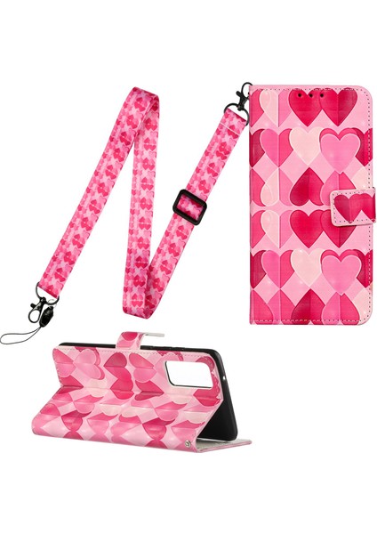 Samsung Galaxy A91/S10 Lite-Pink/Light Mor Için Gradyan Renk Temsilli Cam+Pc+Tpu Kabuğu (Yurt Dışından)