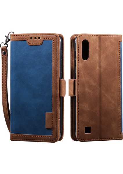 Mermer Tahıl Deseni Temperli Cam Pc+Tpu Samsung Galaxy A80/A90-Black/Gold Için Geri Kabuk (Yurt Dışından) modelleri