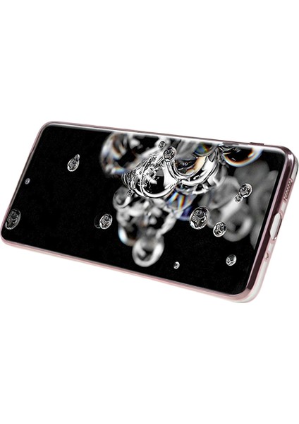 Samsung Galaxy S20 Ultra Gradient Glitter Rhinestone Dekor Dekor Desen Telefon Kapak Çizgisi Altın (Yurt Dışından) fırsatları