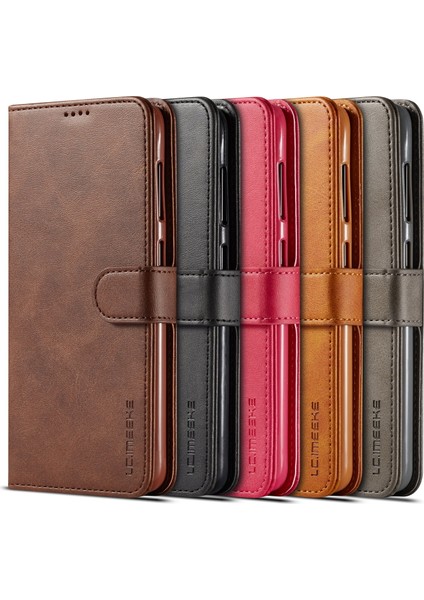 Samsung Galaxy A10s-Wıne Red Için Stand Telefon Kapağı İle Otomatik Emilmiş Deri Cüzdan Kılıfı (Yurt Dışından) fırsatları