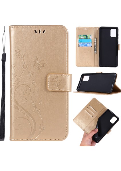 Samsung Galaxy A51 4g-Sılver Için Önleme Önleme Süresi Dayanıklı Pc+Tpu Slayt Kamera Kapağı Kickstand Telefon Kılıfı (Yurt Dışından)