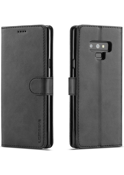 Samsung Galaxy Note 9 - Black Için Cüzdan Stand Deri Koruyucu Kılıf (Yurt Dışından)