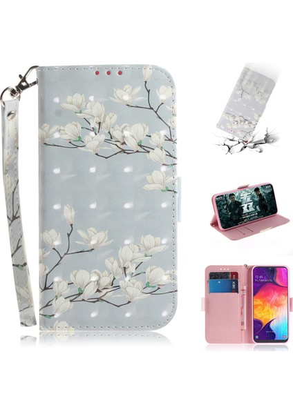 Samsung Galaxy A80/A90-Red Için Mermer Tahıl Deseni Temperli Cam Pc+Tpu Arka Kabuk (Yurt Dışından)