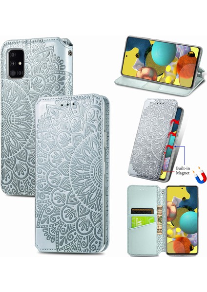 Samsung Galaxy A51-Yeşıl Için Shockrppoof Anti-Çizgi Toz Geçirmez Sıvı Silikon Kılıf Kapağı (Yurt Dışından)