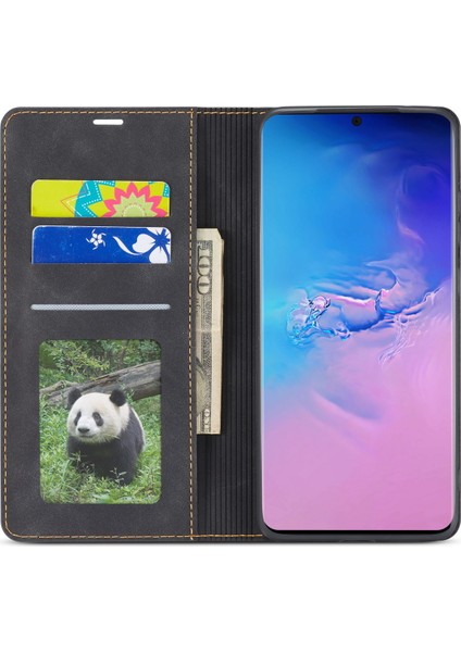 Samsung Galaxy S20 Ultra-Black Için Ipeksi Touch Pu Deri Cüzdan Kılıfı (Yurt Dışından) fiyatları