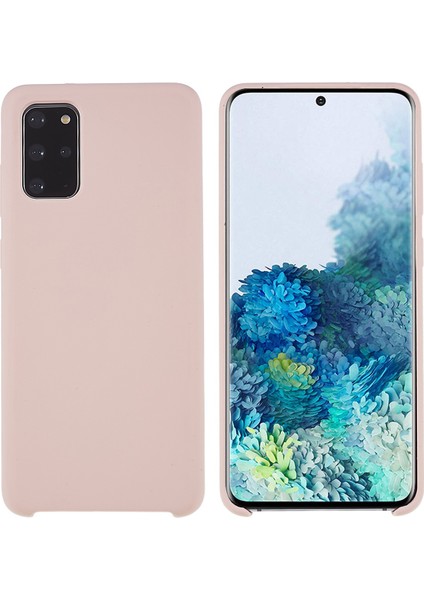 Samsung Galaxy S20 Için Plus 5g/4g Telefon Çantası Kılıfı Dayanıklı Katı Hal Silikon Cep Telefonu Koruyucu Kapak Pembe (Yurt Dışından)