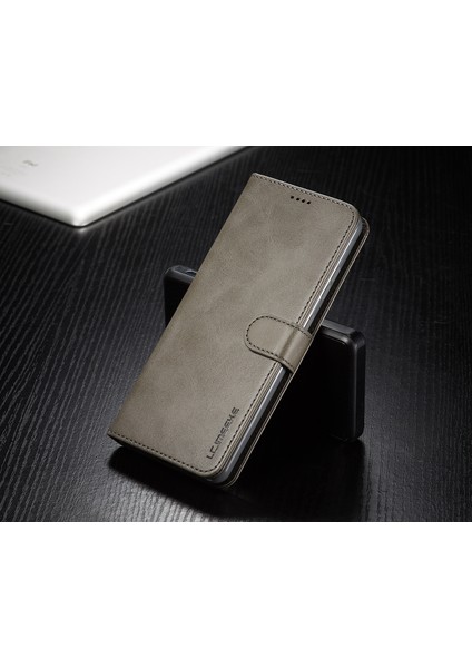 Samsung Galaxy S20 Ultra-Grey Için Cüzdan Deri Stand Kılıfı (Yurt Dışından) fırsatları