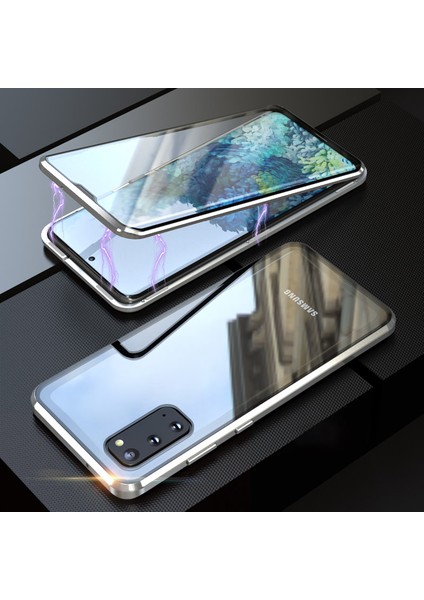 Samsung Galaxy S20 Ultra Kickstand Pc+Tpu Hibrid Kapak Koruyucu Telefon Kılıfı Slayt Kameralı Koruyucu Black (Yurt Dışından)