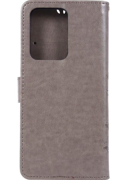 Baskı Kelebekleri Cüzdan Samsung Galaxy S20 Ultra-Grey Için Deri Deri Telefon Kılıfı (Yurt Dışından) fiyatları