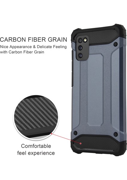 Samsung Galaxy S20 Ultra Kickstand Pc+Tpu Hibrit Kapak Koruyucu Telefon Kılıfı Slayt Kameralı Koruyucu Navy Mavi (Yurt Dışından) fiyatları