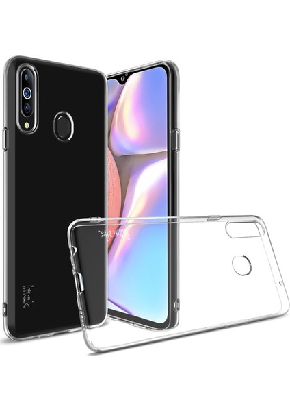 Samsung Galaxy A10-Red/Sıyah Için Gradyan Renk Temsilli Cam+Pc+Tpu Hibrit Telefon Kılıfı (Yurt Dışından)