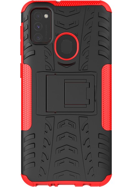 Samsung Galaxy A51-Mavı Için Katlanabilir Kickstand İle 2-1 Arada Plastik+Tpu Telefon Kasası Kabuğu (Yurt Dışından) fırsatları