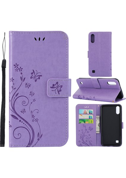 Baskı Ağacı Baykuş Cüzdan Stand Samsung Galaxy A50/A50s/A30s-Gre (Yurt Dışından)