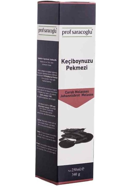 Prof Saraçoğlu Keçiboynuzu Pekmezi 250 ml