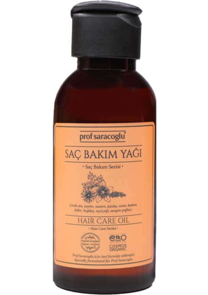 Prof Saraçoğlu Prof Saracoglu Organik Saç Bakım Yağı 100 ml