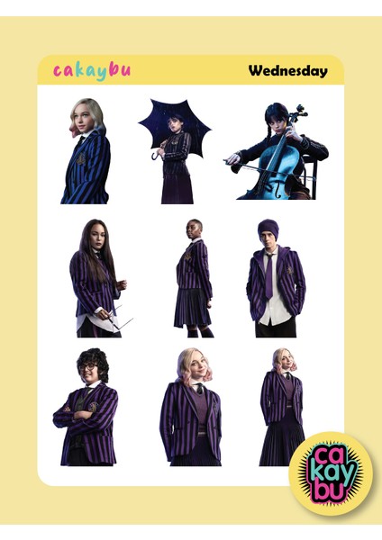 Wednesday Addams Sticker