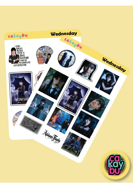 Wednesday Addams Sticker
