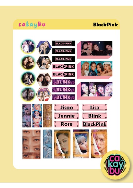 Black Pink Sticker