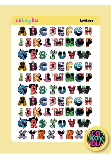 Harf Letter's Sticker