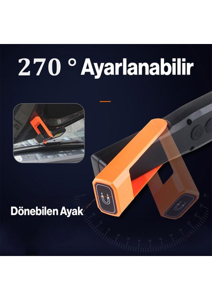 Şarjlı El Feneri Kamp Lambası Işıldak Fener Mıknatıslı 3 Modlu Çalışma Lambası indirimleri