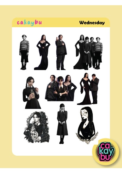 Wednesday Addams Sticker
