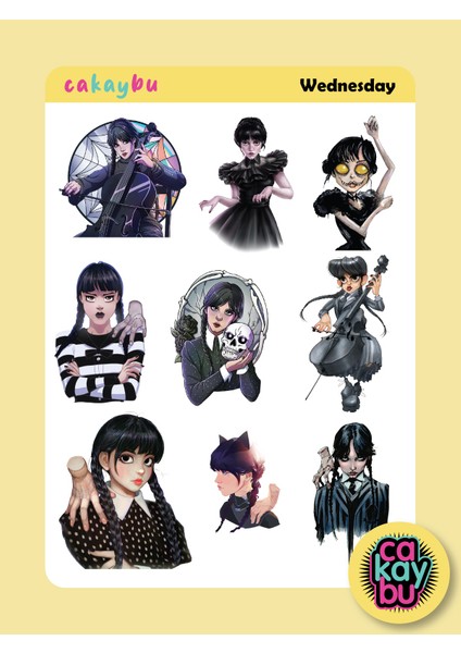 Wednesday Addams Sticker