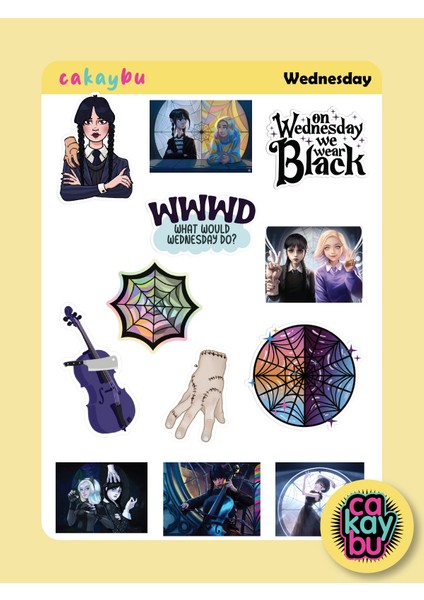 Wednesday Addams Sticker