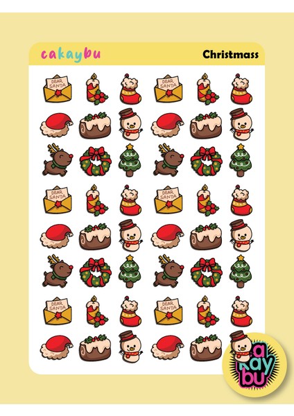 Christmass Sticker fiyatları